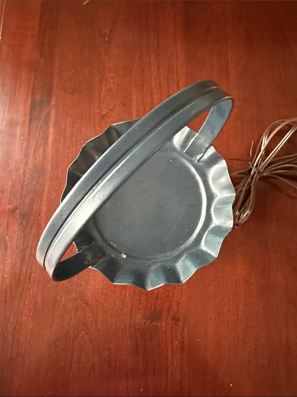 Navy Blue Metal Candle Melt Lamp